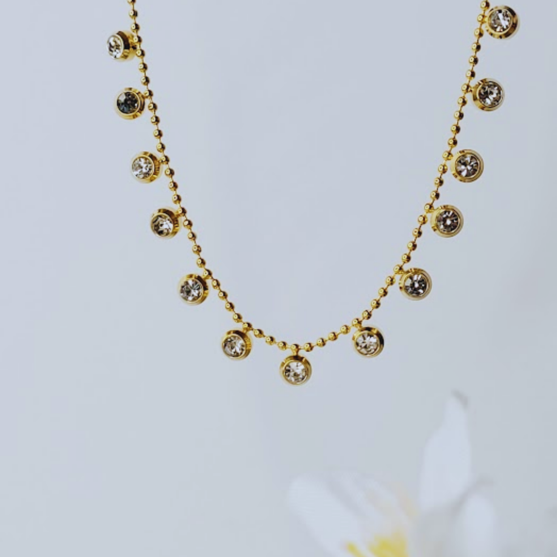 Elena Zirconia Necklace