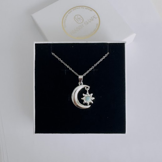 Moon Stars Necklace