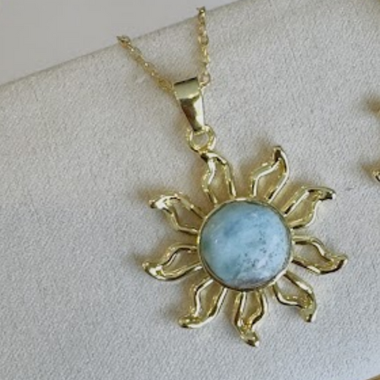 Larimar Sunny Side Necklace