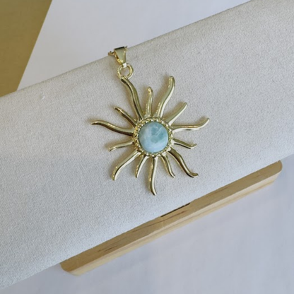 Larimar Sunny Side Necklace