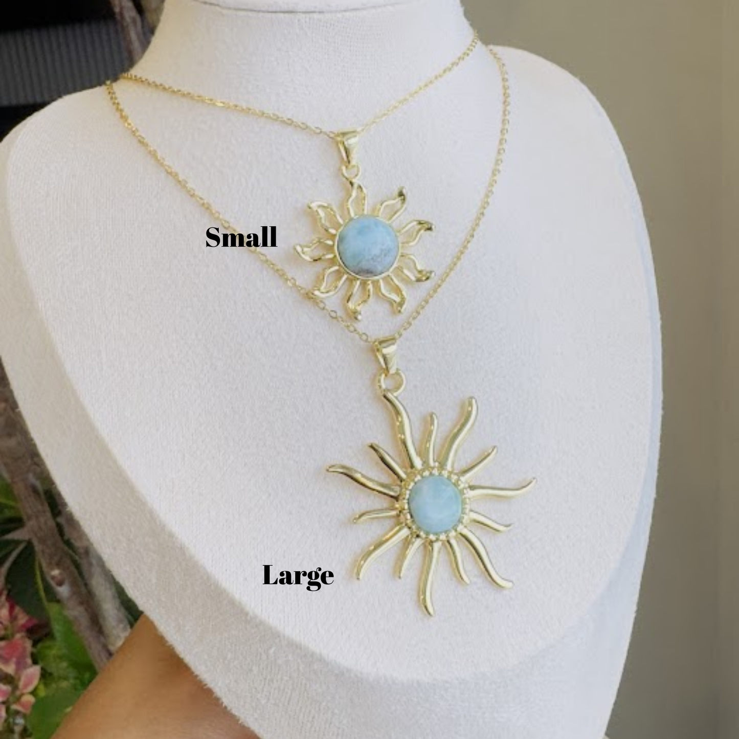 Larimar Sunny Side Necklace