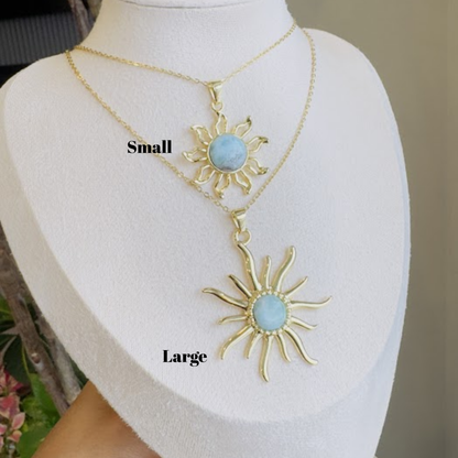Larimar Sunny Side Necklace