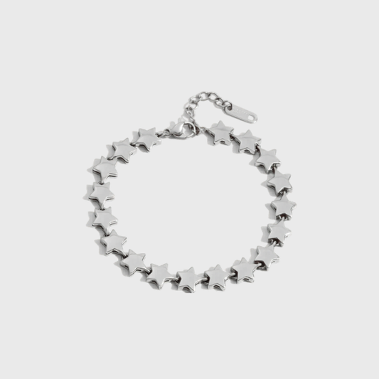 Silver Stars Bracelet
