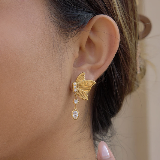Delicate Butterfly Earrings