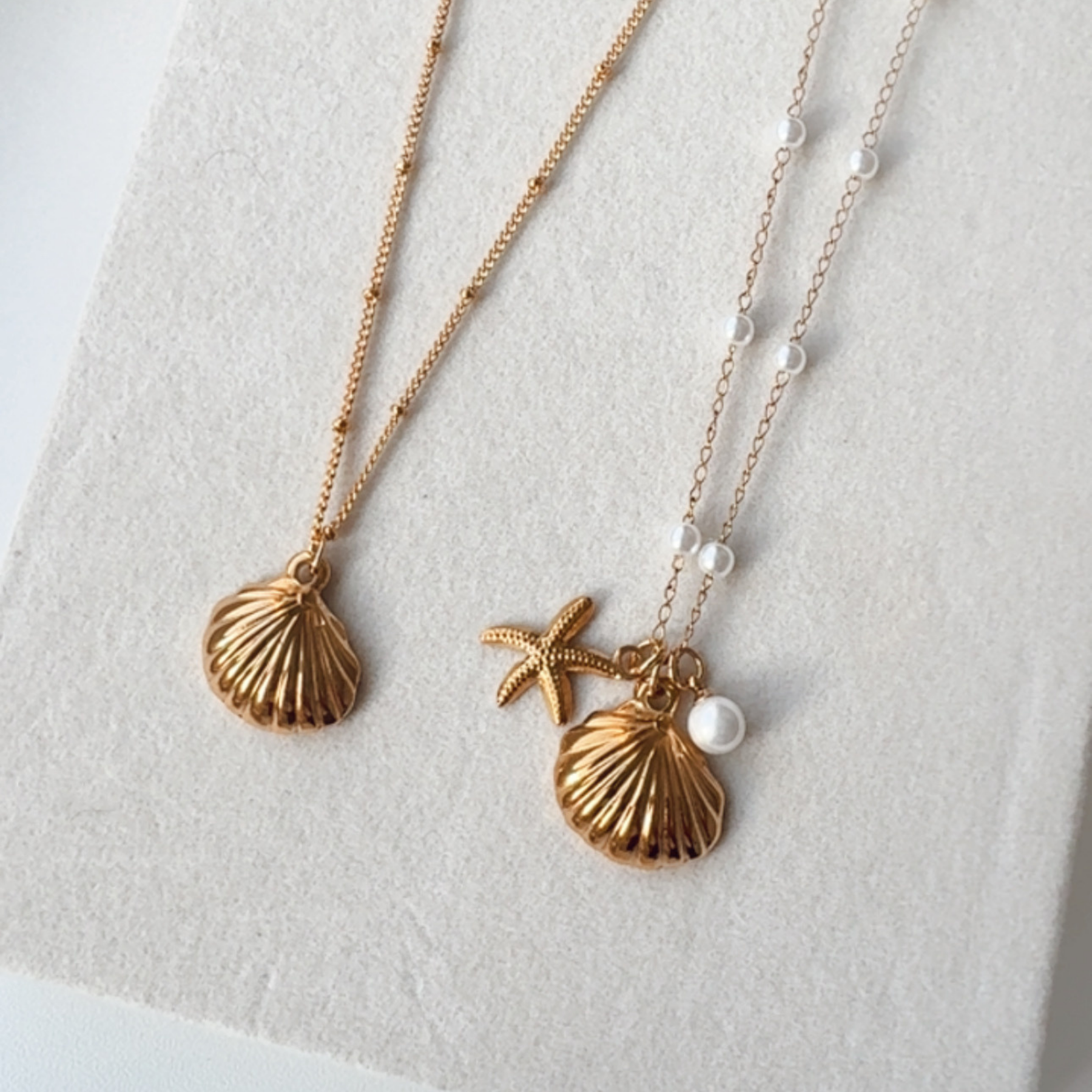 Shell textured Necklace