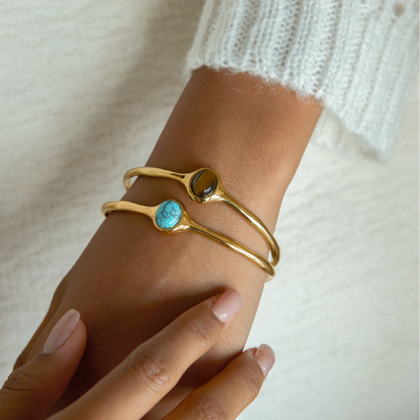 Delicate Turquoise Bangle