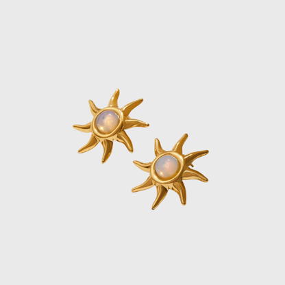 Opal Sun Earrings