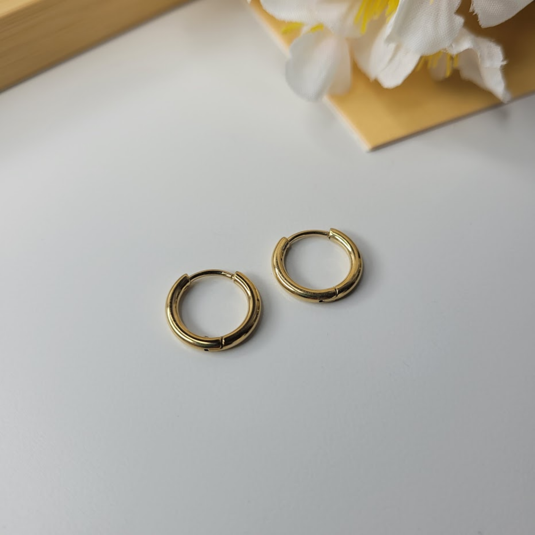 Drew Gold Mini Hoops