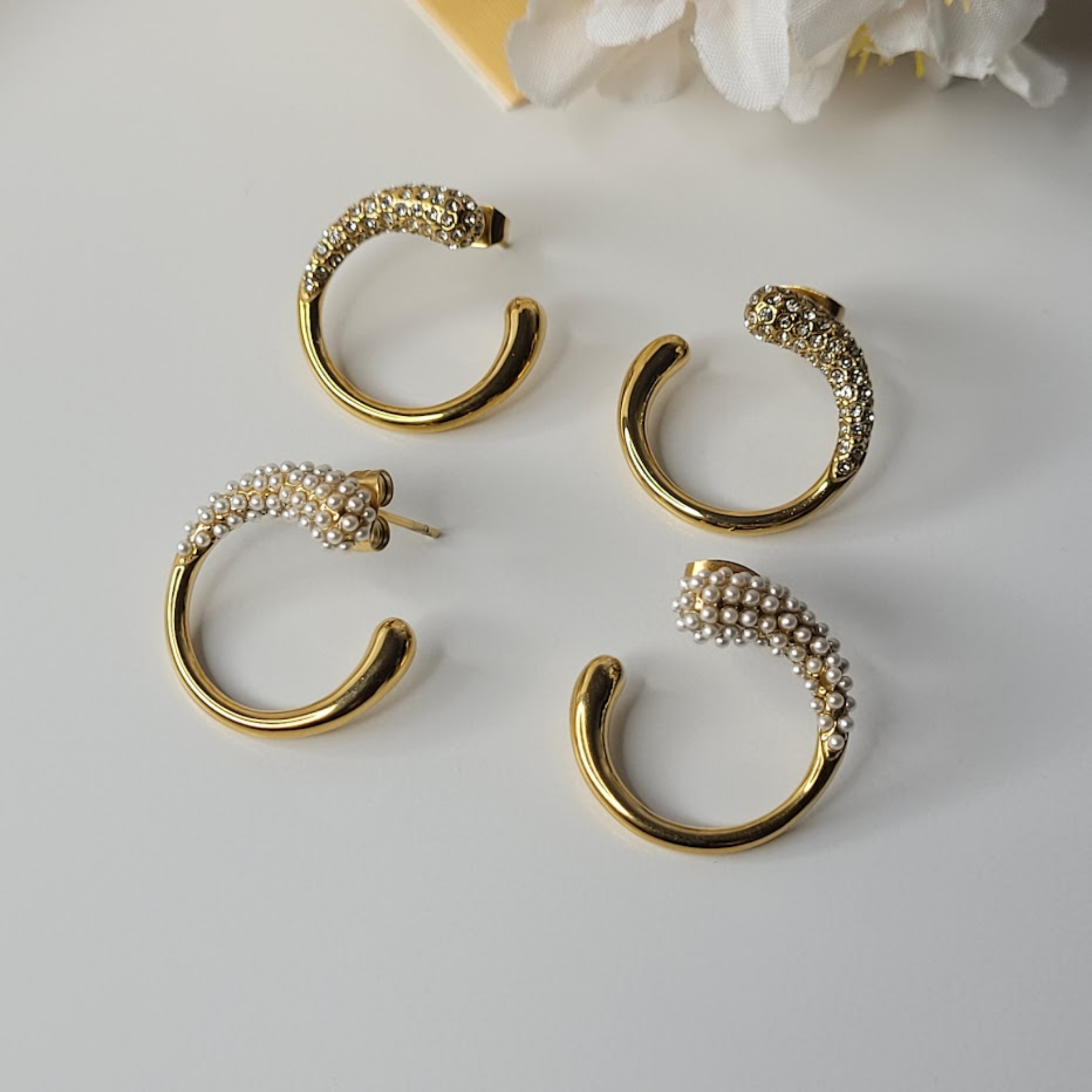 Cora C-shaped Earring