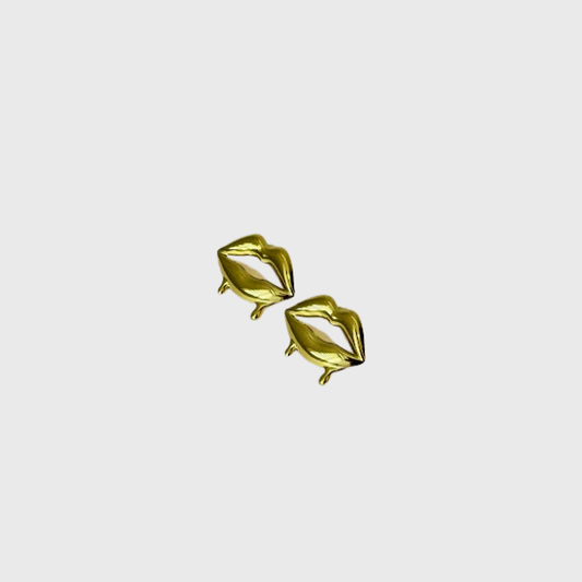 Liquid Lip Shape Earrings