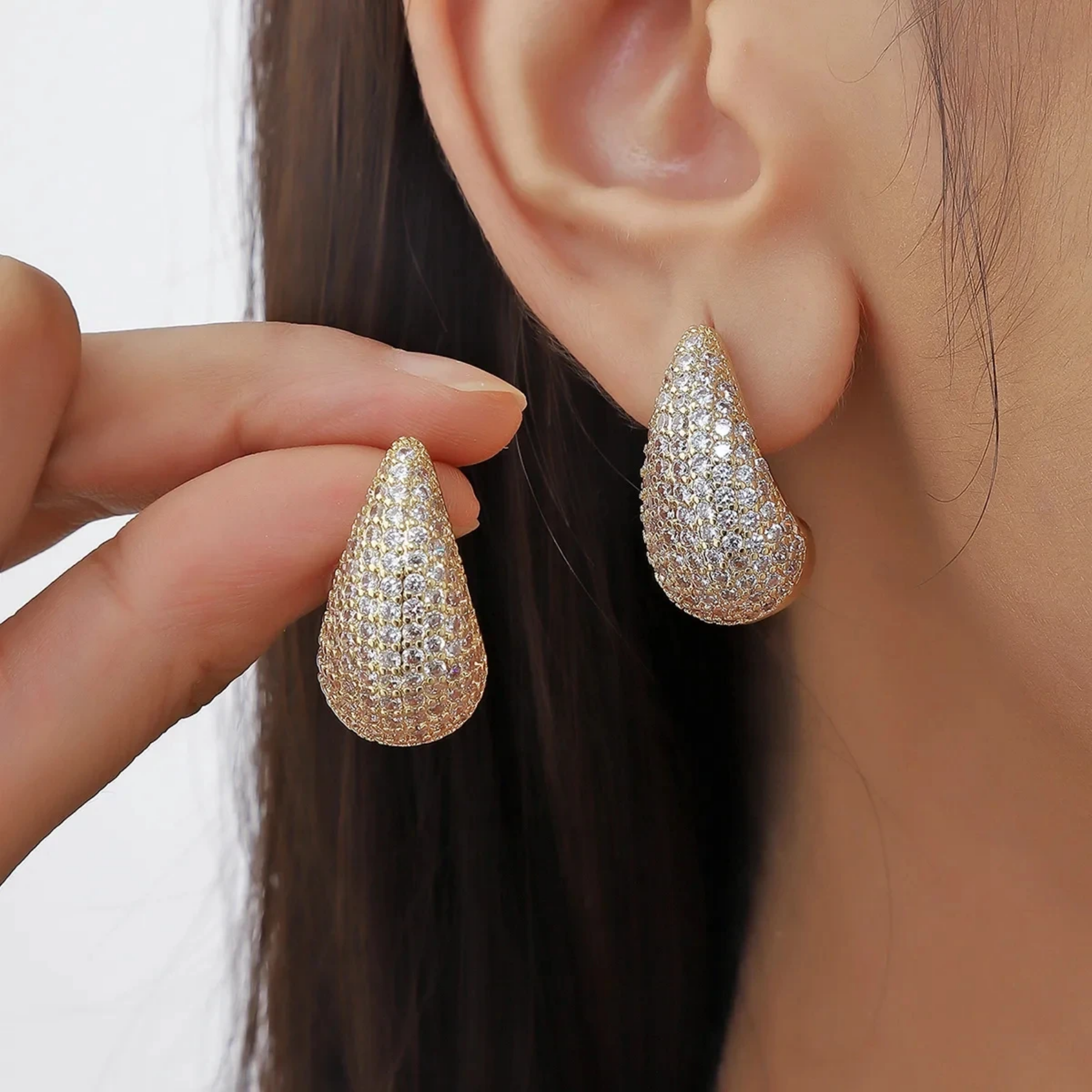 Dome Drop Earring