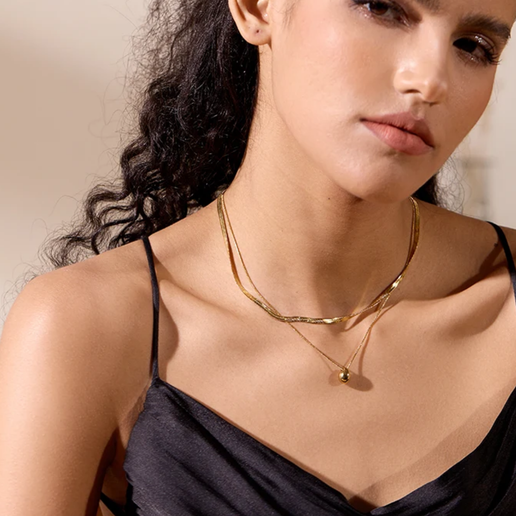 Ava Double Layered Necklace