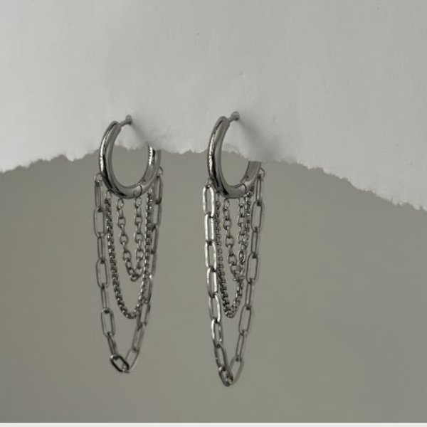Mini Layered chain Huggies