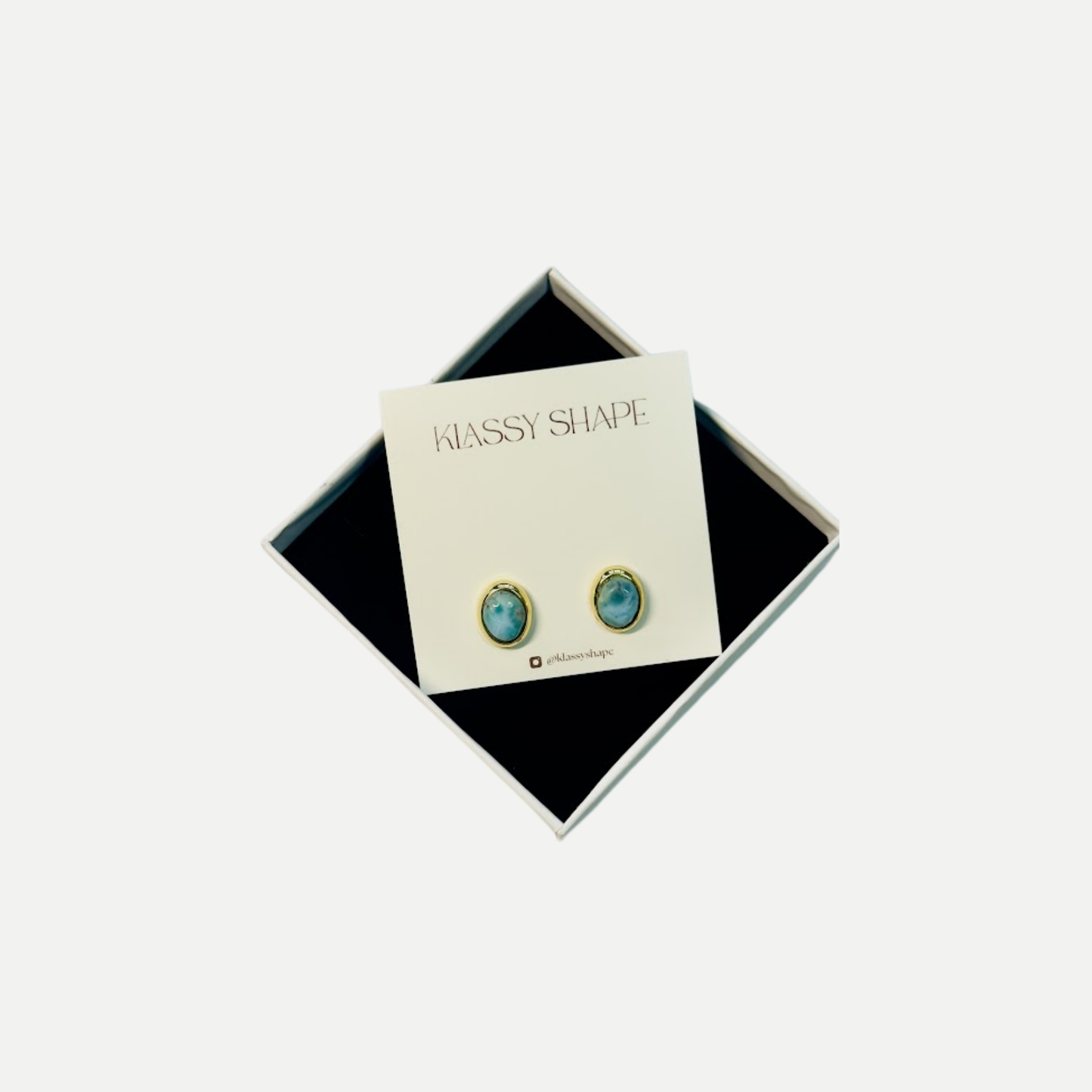 Larimar Studs