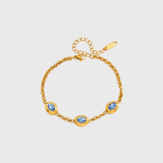 Blue Rhinestones Bracelets