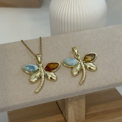 Libelula Necklace - Large  Mix
