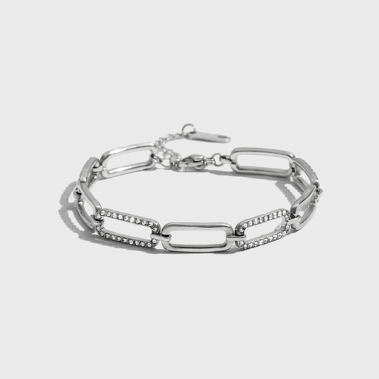Silver Hollow Bracelet