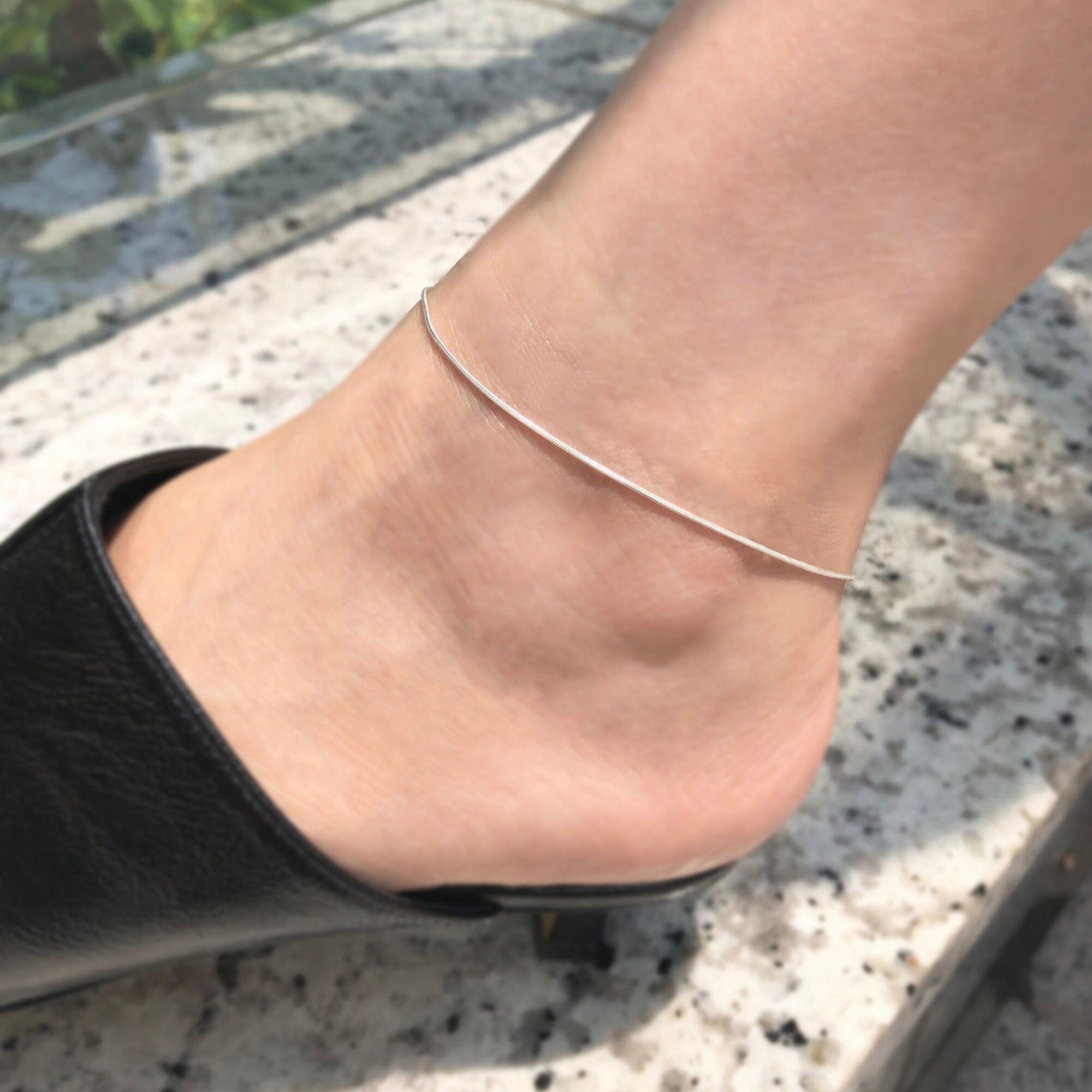 Ankle Bracelets, 14K Gold Plated Dainty Anklets for Women, Summer Jewelry - Gifts for Women, Gift for Friends