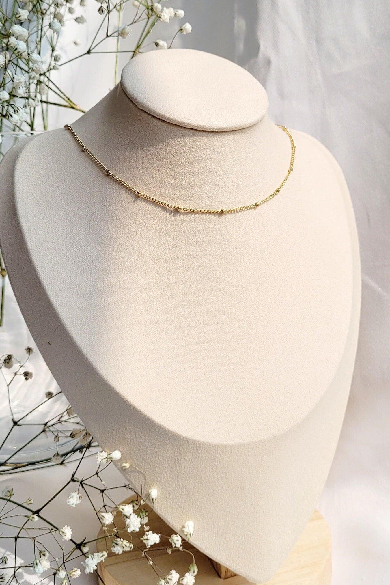 Gold Layering Necklace Set of 3, Multi Strand Necklace14K Gold, Stainless Steel, Gift for Her, Minimalist Style, Everyday, Mix and Match